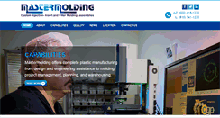 Desktop Screenshot of mastermolding.com