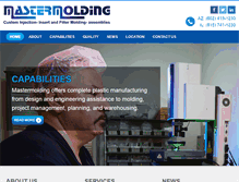 Tablet Screenshot of mastermolding.com